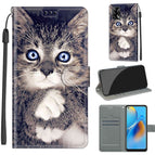For OPPO F19 / A74 4G / C02 Fork Hand White Claw Cat