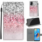 For OPPO F19 / A74 4G / C13 Silver Pink Glitter