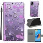 For OPPO F19 / A74 4G / C16 Water Drop Six Petal Flower