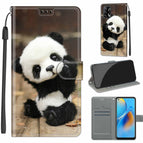 For OPPO F19 / A74 4G / C18 Wood Board Panda