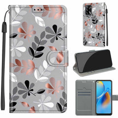 Voltage Coloured Drawing Magnetic Clasp Horizontal Flip PU Leather Case with Holder & Card Slots, For OPPO F19 / A74 4G