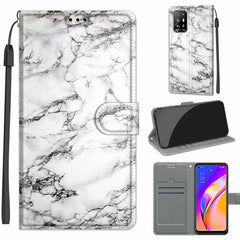 Voltage Coloured Drawing Magnetic Clasp Horizontal Flip PU Leather Case with Holder & Card Slots, For OPPO A94 5G / A95 5G / F19 Pro+ 5G