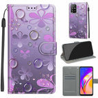 For OPPO A94 5G / A95 5G / F19 Pro+ 5G / C16 Water Drop Six Petal Flower