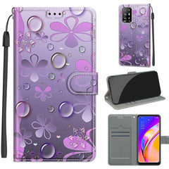 Voltage Coloured Drawing Magnetic Clasp Horizontal Flip PU Leather Case with Holder & Card Slots, For OPPO A94 5G / A95 5G / F19 Pro+ 5G