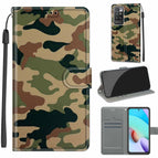 For Xiaomi Redmi 10 / C12 Green Yellow Camouflage