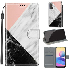 Voltage Coloured Drawing Magnetic Clasp Horizontal Flip PU Leather Case with Holder & Card Slots, For Xiaomi Redmi Note 10 5G