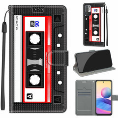 Voltage Coloured Drawing Magnetic Clasp Horizontal Flip PU Leather Case with Holder & Card Slots, For Xiaomi Redmi Note 10 5G