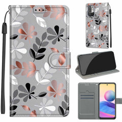 Voltage Coloured Drawing Magnetic Clasp Horizontal Flip PU Leather Case with Holder & Card Slots, For Xiaomi Redmi Note 10 5G