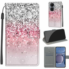 Voltage Coloured Drawing Magnetic Clasp Horizontal Flip PU Leather Case with Holder & Card Slots, For Huawei P50