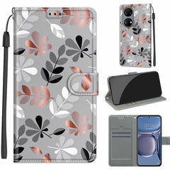 Voltage Coloured Drawing Magnetic Clasp Horizontal Flip PU Leather Case with Holder & Card Slots, For Huawei P50