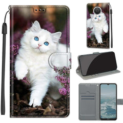 Voltage Coloured Drawing Magnetic Clasp Horizontal Flip PU Leather Case with Holder & Card Slots, For Nokia G20 / G10 / 6.3