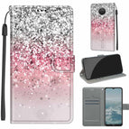 For Nokia G20 / G10 / 6.3 / C13 Silver Pink Glitter