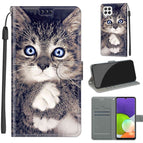 For Samsung Galaxy A22 4G / C02 Fork Hand White Claw Cat
