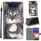 For Samsung Galaxy A22 5G / C02 Fork Hand White Claw Cat