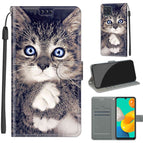 For Samsung Galaxy M32 4G / F22 / C02 Fork Hand White Claw Cat