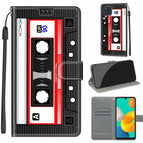 For Samsung Galaxy M32 4G / F22 / C10 Black Red Tape