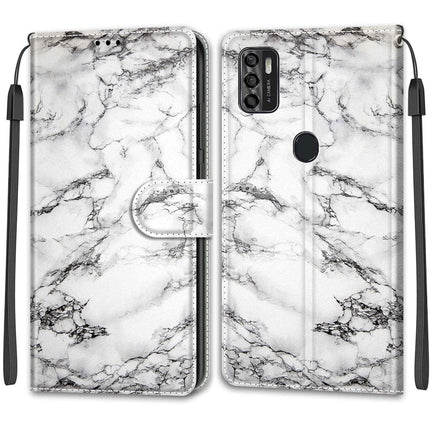 Voltage Coloured Drawing Magnetic Clasp Horizontal Flip PU Leather Case with Holder & Card Slots