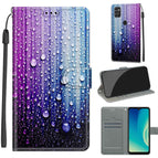 For ZTE Blade A7s 2020 / C05 Purple Blue Water Drops