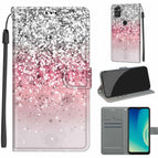 For ZTE Blade A7s 2020 / C13 Silver Pink Glitter