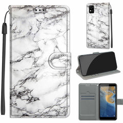 Voltage Coloured Drawing Magnetic Clasp Horizontal Flip PU Leather Case with Holder & Card Slots