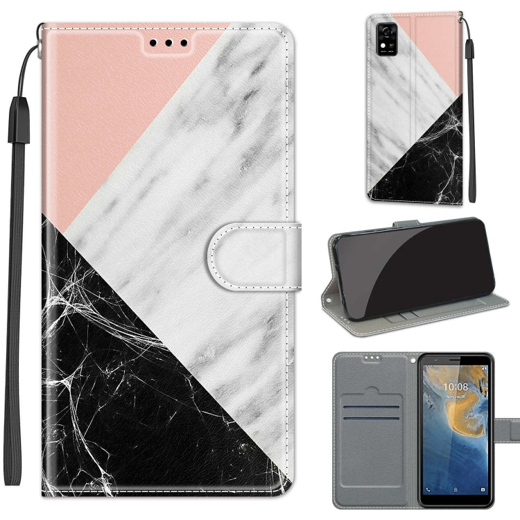 Voltage Coloured Drawing Magnetic Clasp Horizontal Flip PU Leather Case with Holder & Card Slots