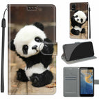 For ZTE Blade A31 / C18 Wood Board Panda