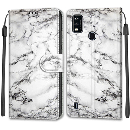 Voltage Coloured Drawing Magnetic Clasp Horizontal Flip PU Leather Case with Holder & Card Slots