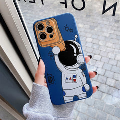 Spaceman Binoculars Shockproof Protective Case, For iPhone 13 mini, For iPhone 13, For iPhone 13 Pro, For iPhone 13 Pro Max, For iPhone 12 mini, For iPhone 12, For iPhone 12 Pro, For iPhone 12 Pro Max, For iPhone 11, For iPhone 11 Pro