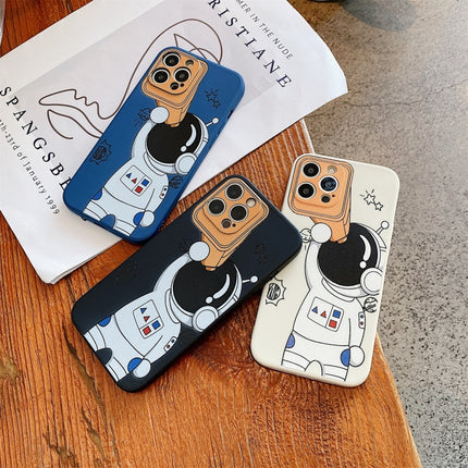 Spaceman Fernglas Stoßfeste Schutzhülle, Für iPhone 13 mini, Für iPhone 13, Für iPhone 13 Pro, Für iPhone 13 Pro Max, Für iPhone 12 mini, Für iPhone 12, Für iPhone 12 Pro, Für iPhone 12 Pro Max, Für iPhone 11, Für iPhone 11 Pro
