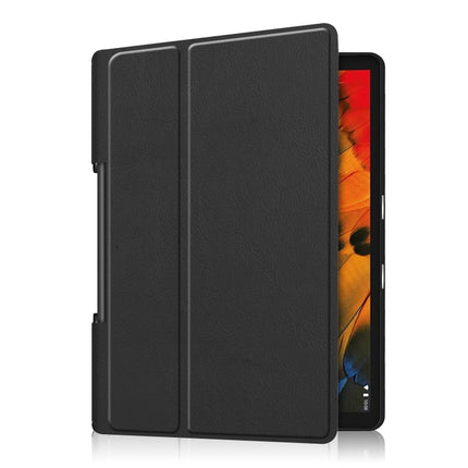 Custer Texture Horizontal Flip Leather Case with Two-folding Holder, For Lenovo Yoga Smart Tab