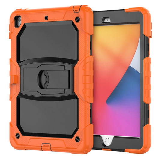 Shockproof Colorful Silica Gel + PC Protective Case with Holder & Shoulder Strap, For iPad 10.2 2021 / 2020 / 2019, For Samsung Galaxy A7 Lite T220 / T225