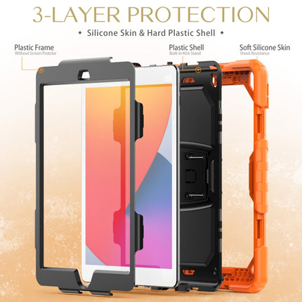 Funda protectora de gel de sílice y PC a prueba de golpes con soporte y correa para el hombro, para iPad 10.2 2021/2020/2019, para Samsung Galaxy A7 Lite T220/T225
