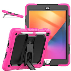 Shockproof Colorful Silica Gel + PC Protective Case with Holder & Shoulder Strap, For iPad 10.2 2021 / 2020 / 2019, For Samsung Galaxy A7 Lite T220 / T225