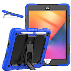 Shockproof Colorful Silica Gel + PC Protective Case with Holder & Shoulder Strap, For iPad 10.2 2021 / 2020 / 2019, For Samsung Galaxy A7 Lite T220 / T225