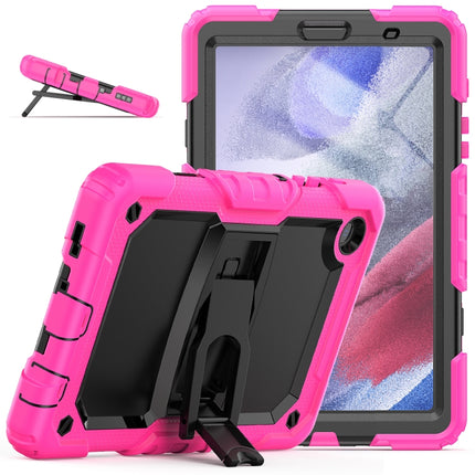 Funda protectora de gel de sílice y PC a prueba de golpes con soporte y correa para el hombro, para iPad 10.2 2021/2020/2019, para Samsung Galaxy A7 Lite T220/T225
