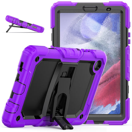 Funda protectora de gel de sílice y PC a prueba de golpes con soporte y correa para el hombro, para iPad 10.2 2021/2020/2019, para Samsung Galaxy A7 Lite T220/T225