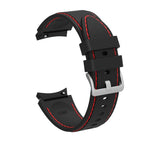 For Samsung Galaxy Watch4 / Watch4 Classic / Black Red