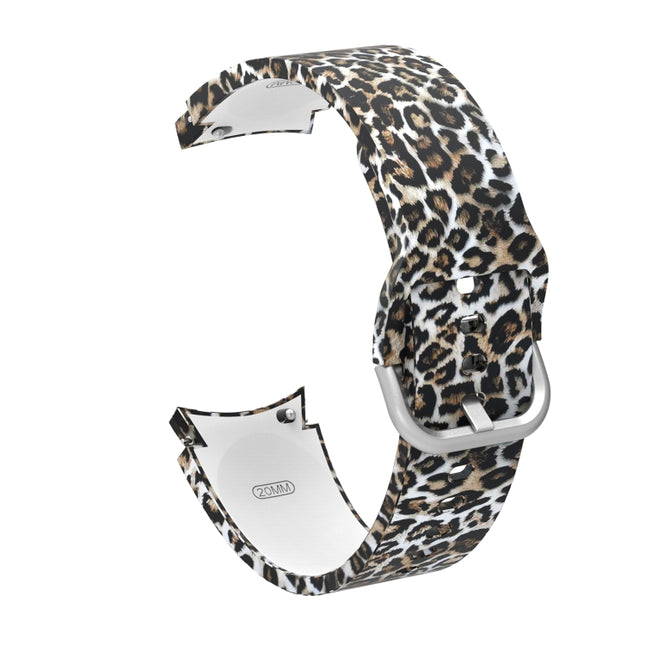 Silicone Printing Replacement Strap Watchband, For Samsung Galaxy Watch4 / Watch4 Classic