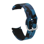 For Samsung Galaxy Watch4 / Watch4 Classic / Camouflage Blue