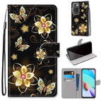 For Xiaomi Redmi 10 / Gold Diamond Butterfly