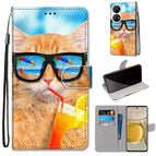 For Huawei P50 Pro / Cat Drinking Soda