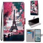 For Nokia 6.3 / G20 / G10 / Pink Flower Tower Bridge