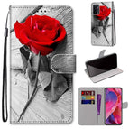 For OPPO A93 5G / A93s 5G / A54 5G / A74 5G / Wood Red Rose