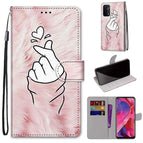 For OPPO A93 5G / A93s 5G / A54 5G / A74 5G / Pink Hands Heart