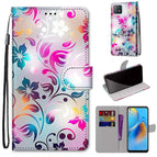 For OPPO A72 5G / A73 5G / A53 5G / Gradient Colorful Flower