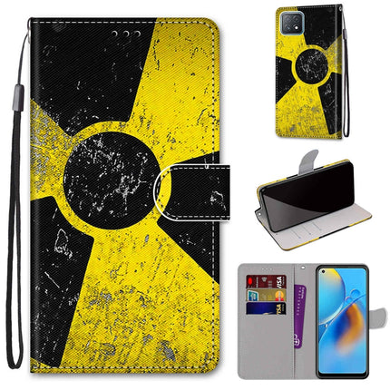 Coloured Drawing Cross Texture Horizontal Flip PU Leather Case with Holder & Card Slots & Wallet & Lanyard, For OPPO A72 5G / A73 5G / A53 5G