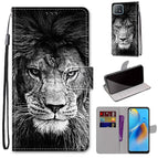 For OPPO A72 5G / A73 5G / A53 5G / Black White Lion Head
