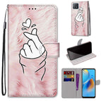 For OPPO A72 5G / A73 5G / A53 5G / Pink Hands Heart