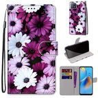 For OPPO A72 5G / A73 5G / A53 5G / Chrysanthemum Pink White Purple