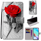 For Xiaomi Redmi 10 / Wood Red Rose